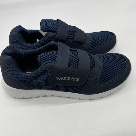 Womens Shoes Flat Slip On Closed Toe Snecker Blue Navy Size 8US - Picture 1 of 10